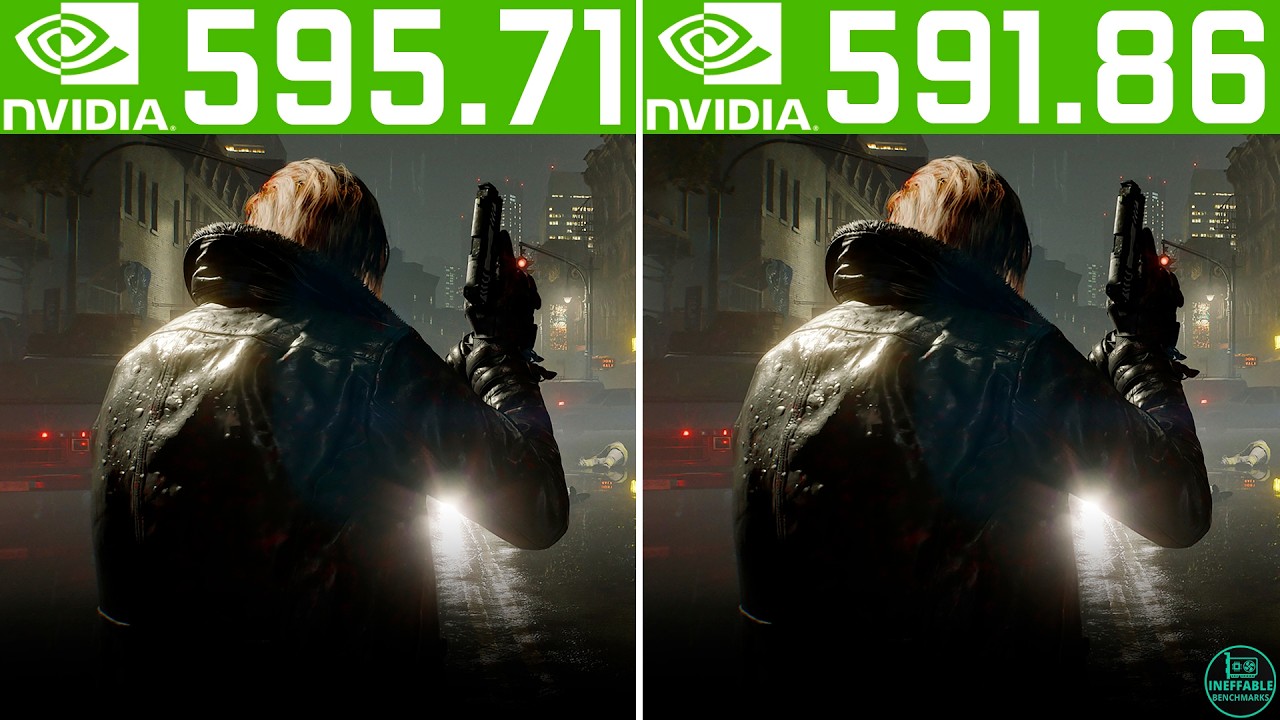 Nvidia Driver Update 595.71 vs 591.86 Driver Comparison (RTX 4060)