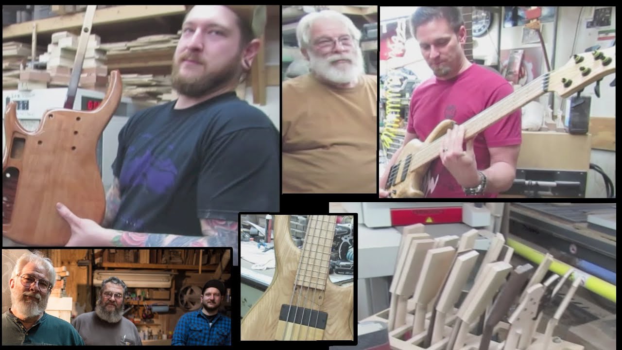 Behind the scenes : CUSTOM SHOP TOUR & wood-shop of Michael Tobias Custom Basses