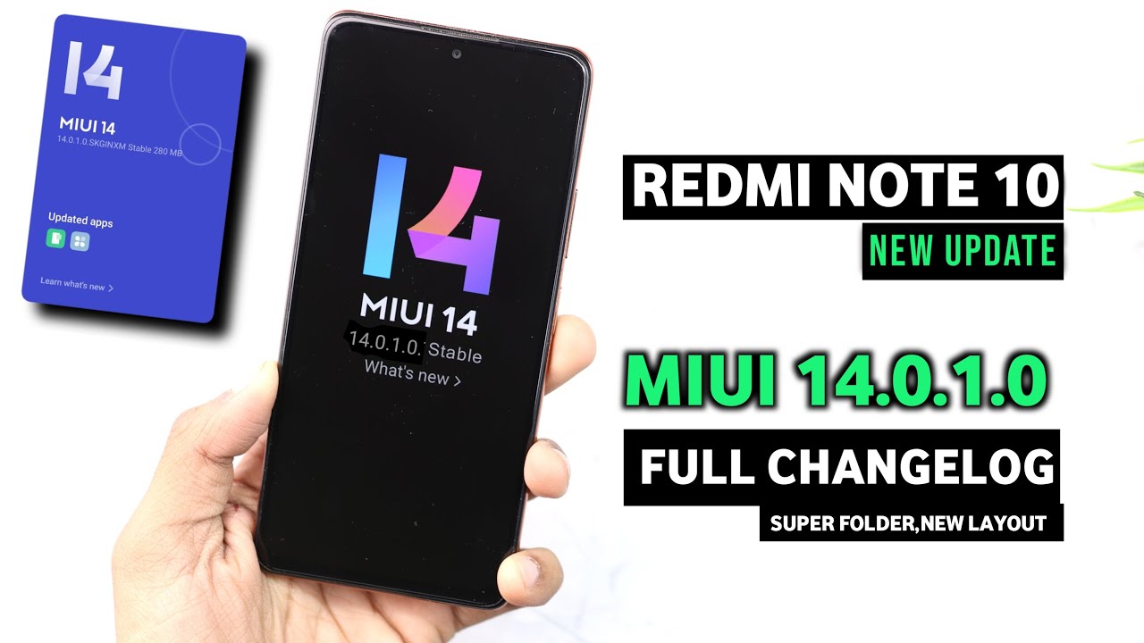 Redmi Note 10 MIUI 14.0.1.0 (MIUI 14) Update Review | Redmi Note 10 New Update