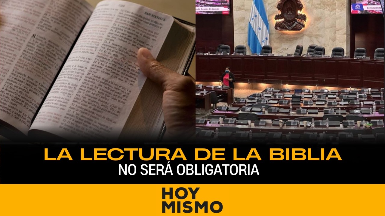 Comisión Especial para la Lectura de la Biblia aclara que lectura no será obligatoria