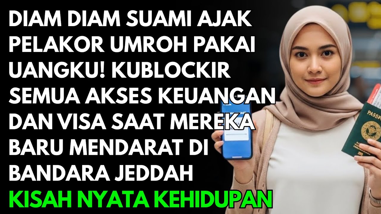SUAMI AJAK PELAKOR UMROH PAKAI UANGKU! KUBLOKIR SEMUA REKENING SAAT MEREKA DI BANDARA INTERNASIONAL