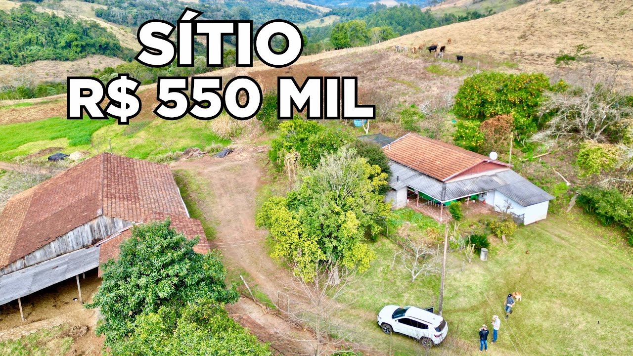 SÍTIO A VENDA EM SANTA CATARINA 121.000 METROS R$550MIL