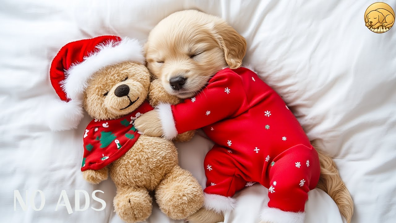 12 часов успокаивающей рождественской музыки для собак 🐕🎄 Глубокий сон всю ночь | Без рекламы