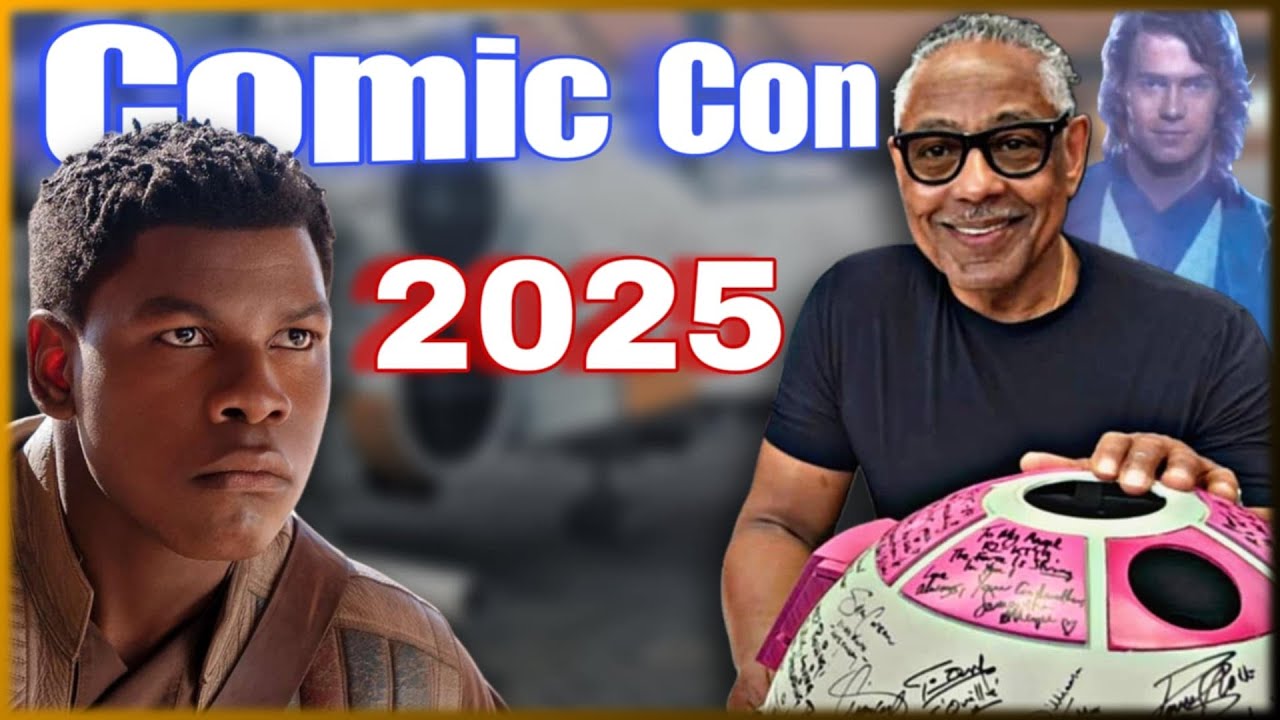 Comic Con Brussels 2025 : John Boyega, Giancarlo Esposito #starwars #r2kt