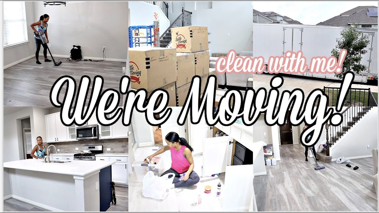 *NEW* CLEAN WITH ME | CLEANING MOTIVATION | MOVING TIPS