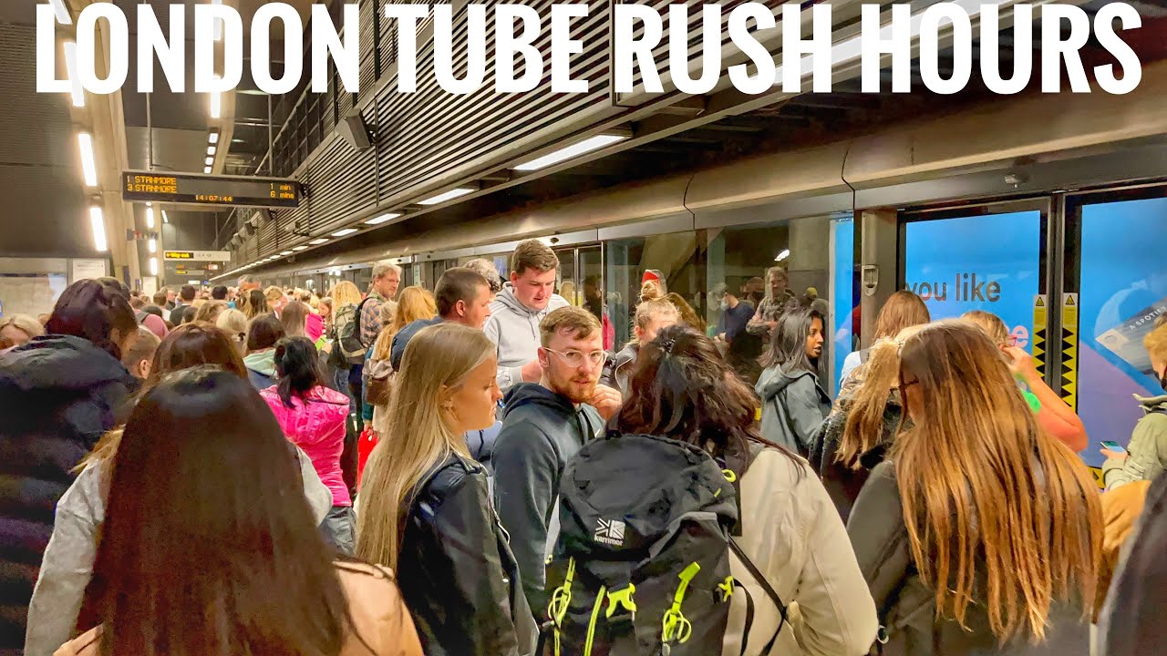 Jubilee Line | Canary Wharf | London Underground | Rush Hours | Oct - 2021