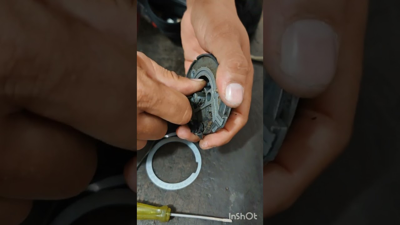 desarmada de tapa de gasolina de moto