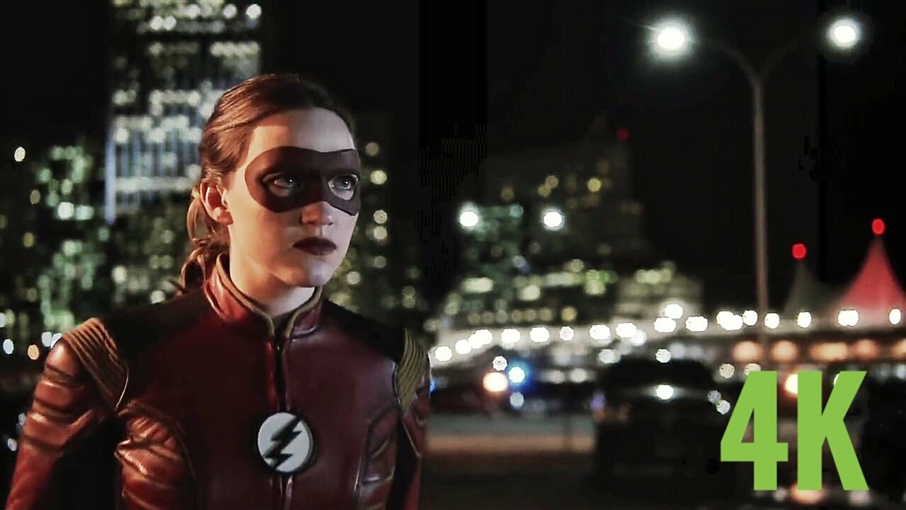 Jesse Quick Vs Savitar Fight Scene - The Flash S03E16 - UHD 4K