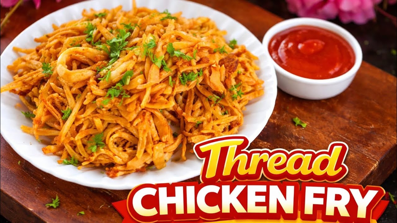 Iftar Special Thread Chicken Fry | Super Crispy & Easy Ramzan Recipe