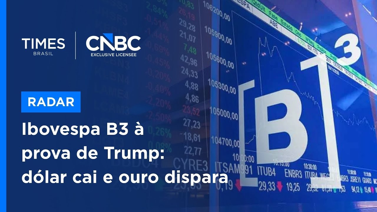Ibovespa B3 quase estável, dólar cai e ouro dispara: veja os impactos