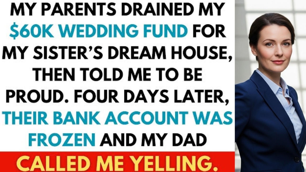 My Parents Took My $60K Wedding Fund for My Sister’s House—Then Called Me Selfish