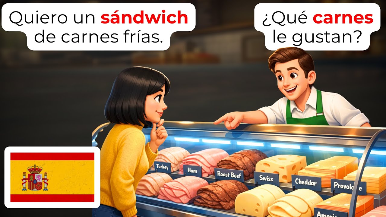 🇪🇸 15 Испанских Диалогов в Дели для Начинающих | Заказывай Еду как Местный (A1–A2)