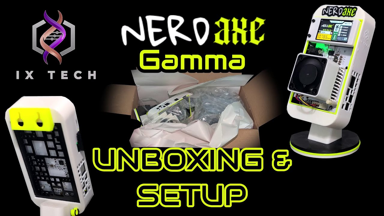 NerdAxe Gamma Unboxing, Setup & Review: 1.2 TH/s Bitcoin Solo Miner!