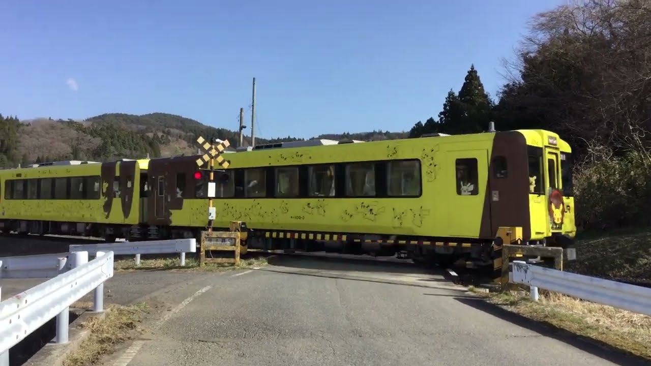 大船渡線踏切43　梅木踏切　Railroad Crossing in Japan　#鉄道 #踏切 #train