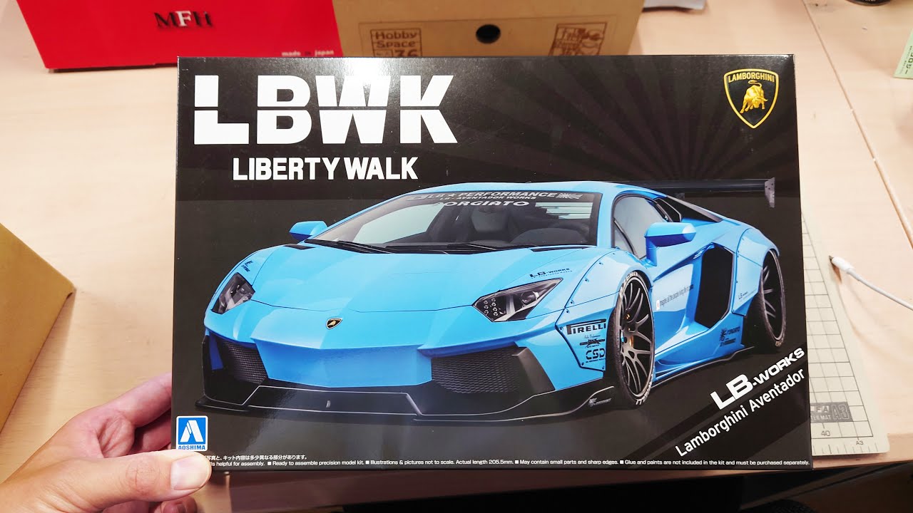 アオシマ 1/24 LBWKアヴェンタドール  完成するまで帰れま10ライブ配信