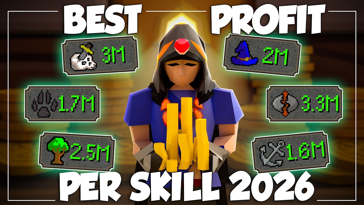 ЛУЧШИЕ способы заработка для каждого навыка в OSRS 2026