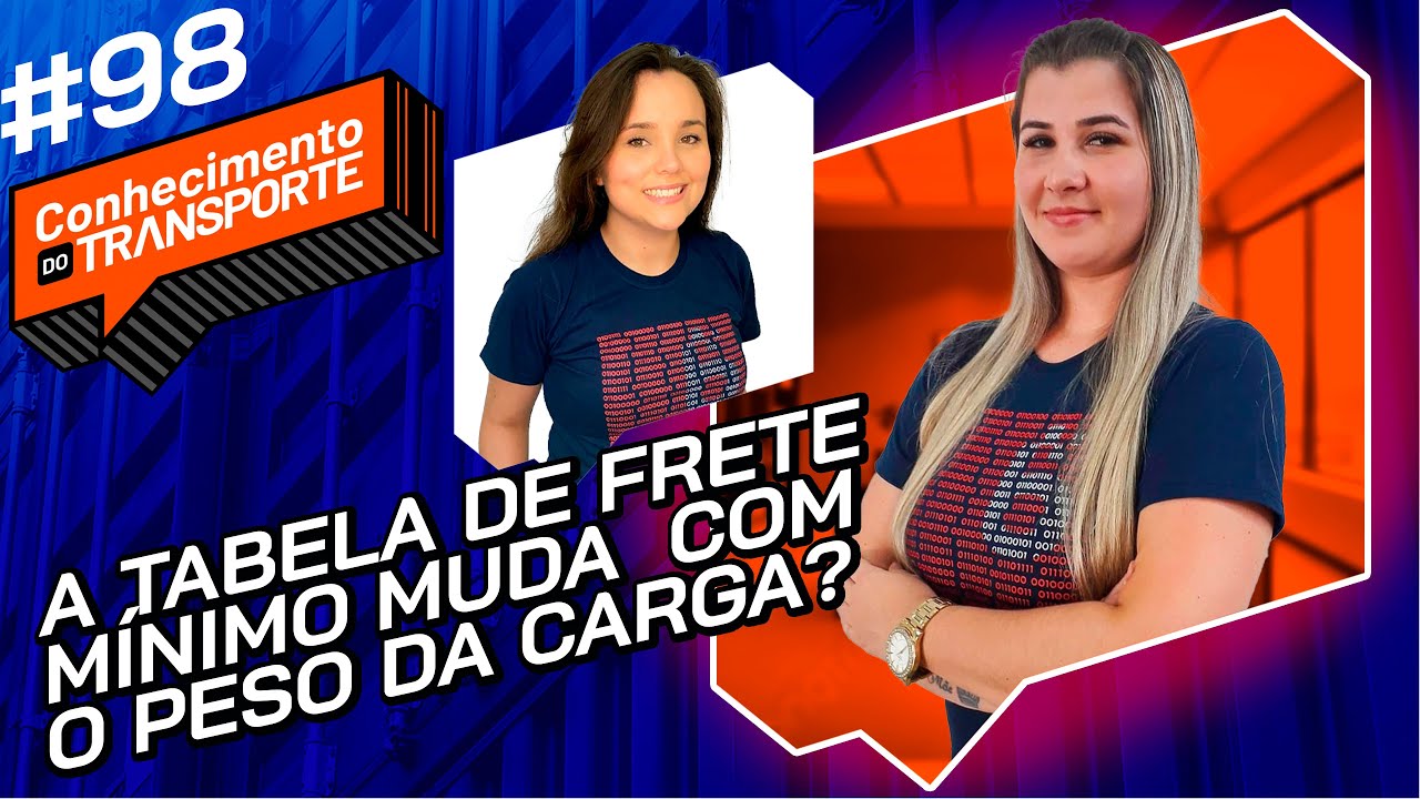 A Tabela de Frete Mínimo leva em conta o peso da carga?