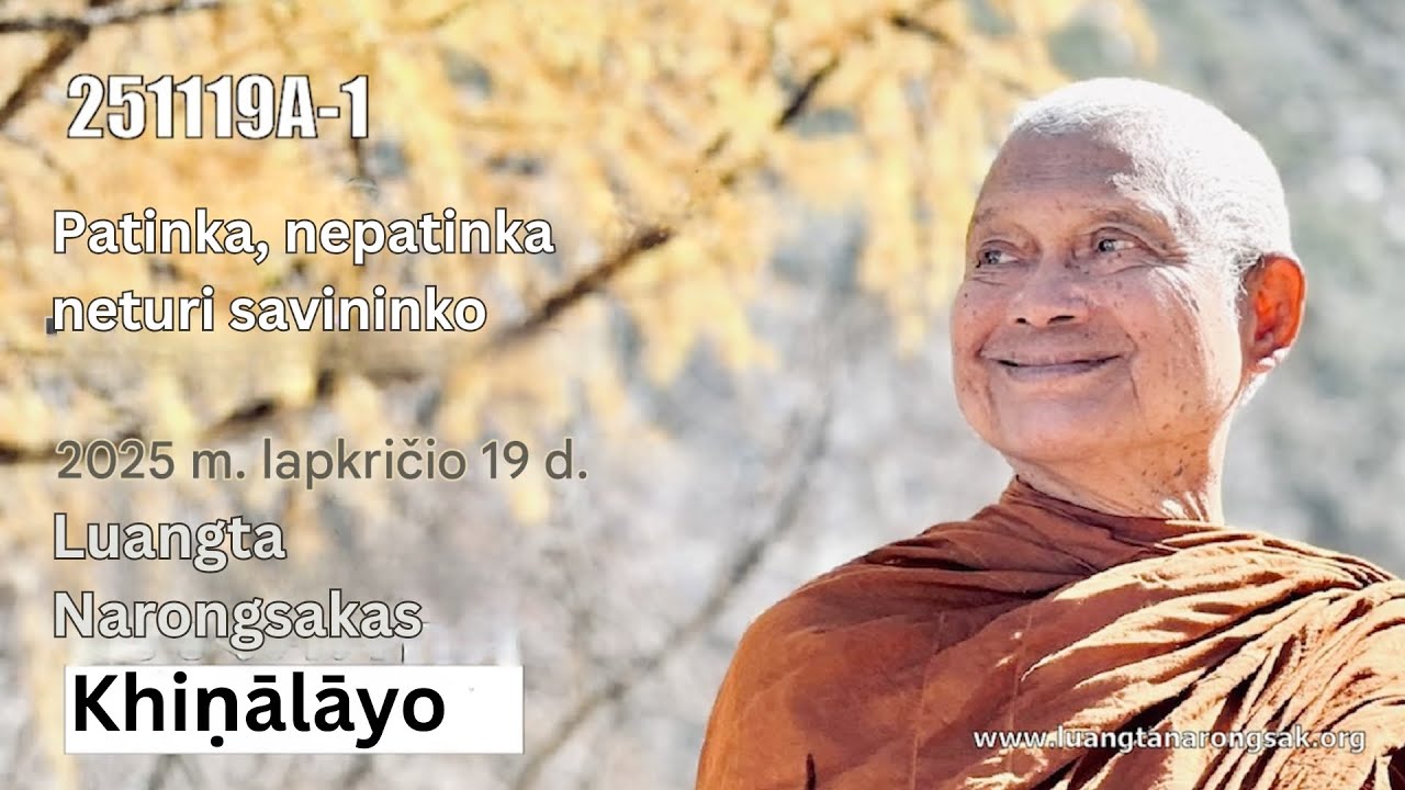 251119A 1 „Patinka, nepatinka“ niekam nepriklauso