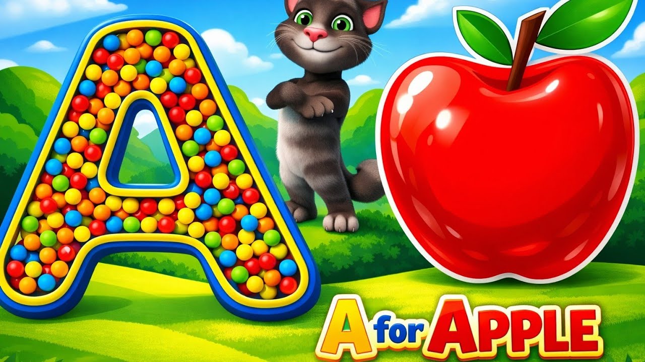 A for apple | अ से अनार | abcd song| Abc phonics song nursery rhymes #kidssong​ alphabet|