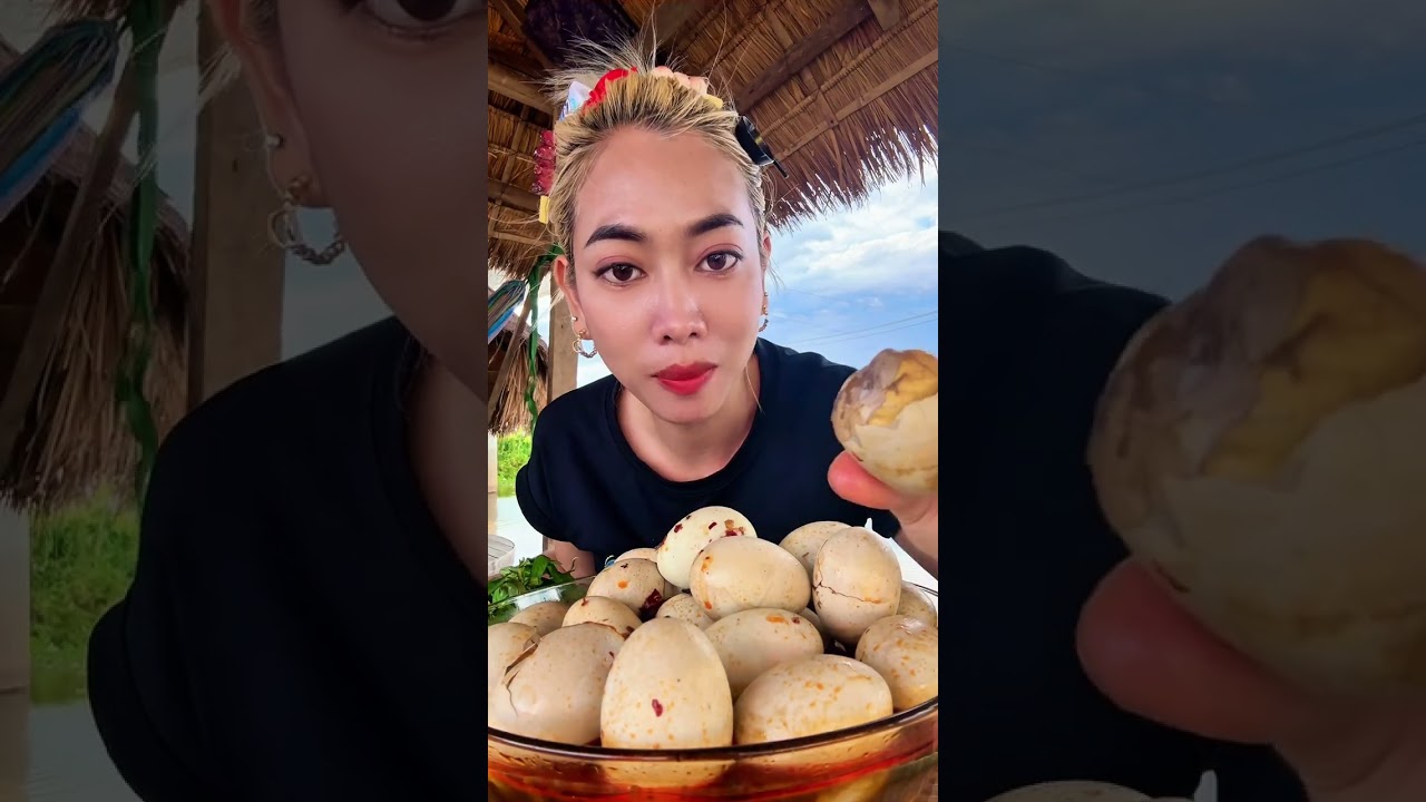 វិធីស្ងោរពងទា​កូន​សុី​ឈ័ន​អោយឆ្ងាញ់មានជាតិ🔥🐣🌶️