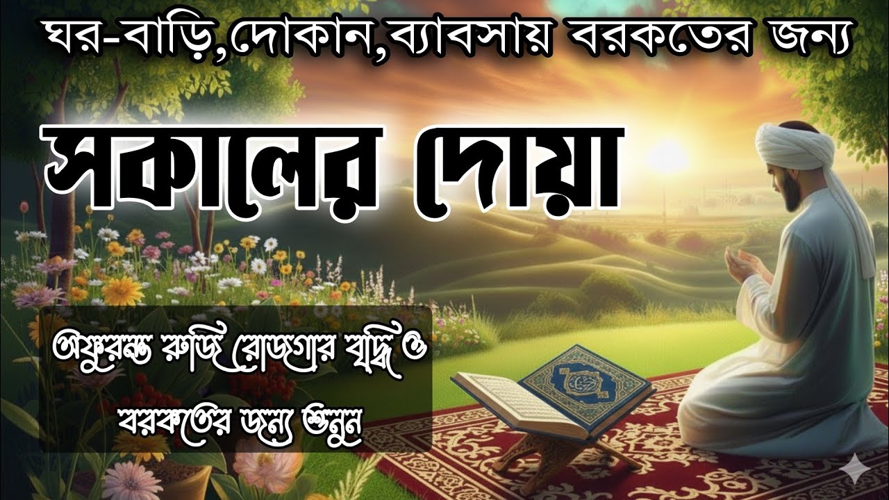 সকালটা শুরু হোক হৃদয় শীতল করা বরকতময় আয়াত দিয়ে। সকালের দোয়া ও জিকির । Morning Dua Full by Alaa Aqel
