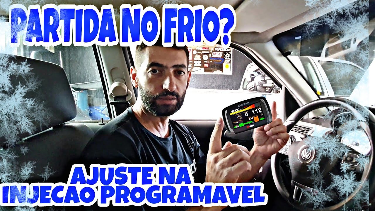 PARTIDA CARRO TURBO NO FRIO CONFIGURAR PARTIDA FRIO   FT450 FUELTECH