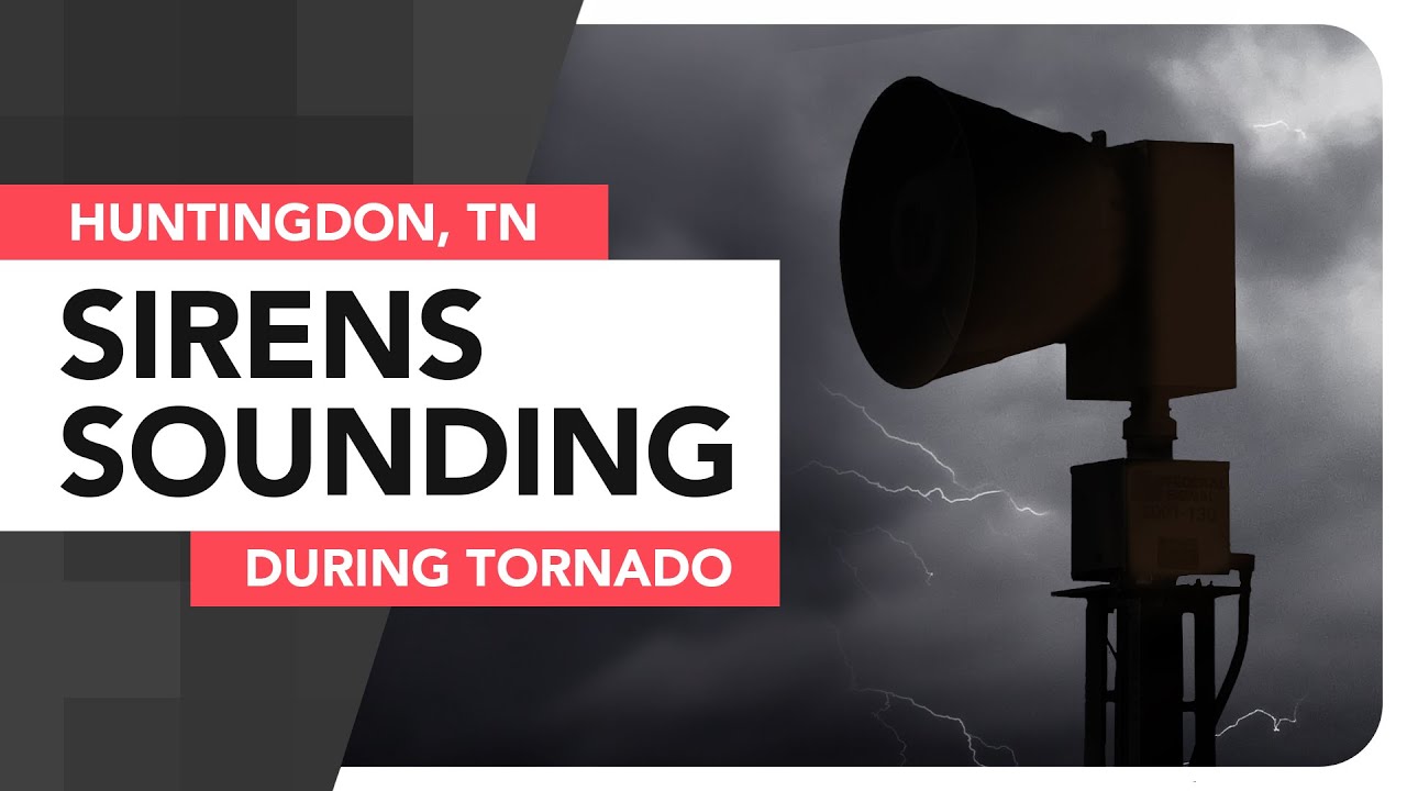 Sirens Sounding During a Tornado Warning in Tennessee | Huntingdon, TN | 2/15/25