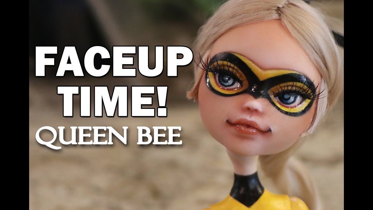 Faceup Time! Miraculous Ladybug Queen Bee OOAK