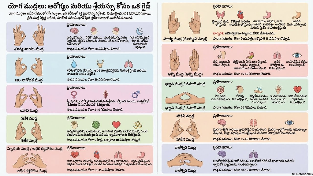 చేతి ముద్రలతో ఆరోగ్యం-3