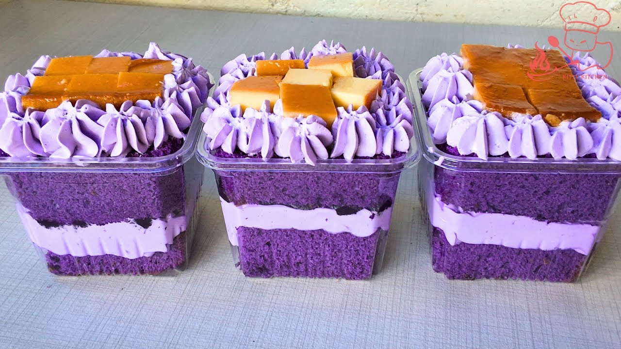 Ube Chiffon Cake Recipe | Ube Cake with Halaya | Dessert Recipe | Your Ate Cat Kitchen