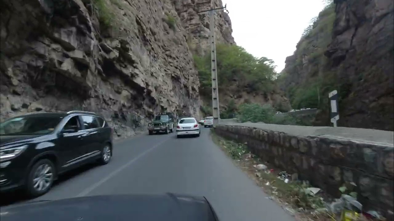 North Iran to tehran drive beautiful road
