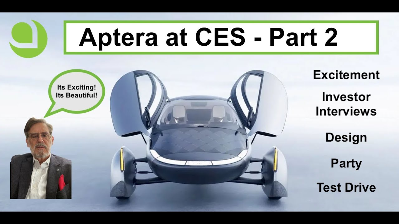 Aptera at 2025 Consumer Electronics Show, Las Vegas - Part 2