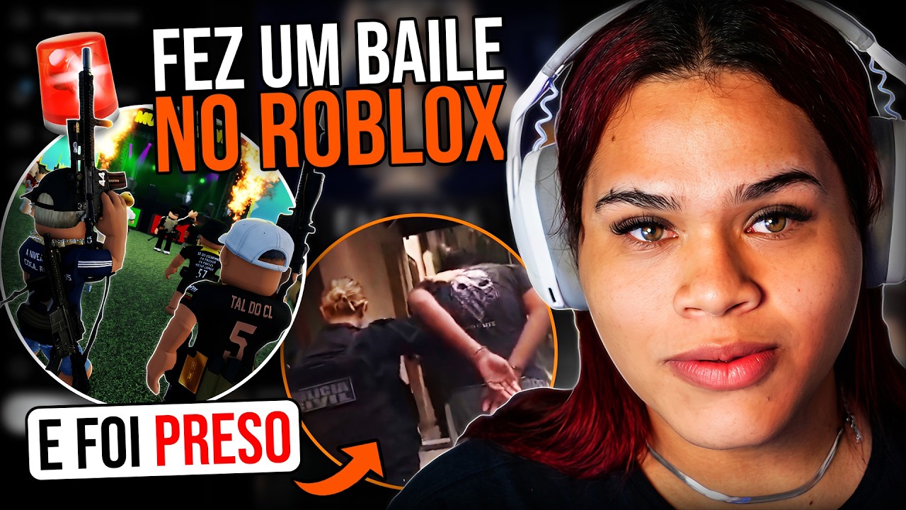 Homem é PRESO após FAZER BAILE FUNK no ROBLOX