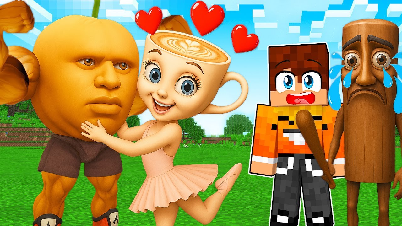 UDIN DIN DIN DUN ZAKOCHAŁ SIĘ w BALLERINA CAPPUCCINA w Minecraft!