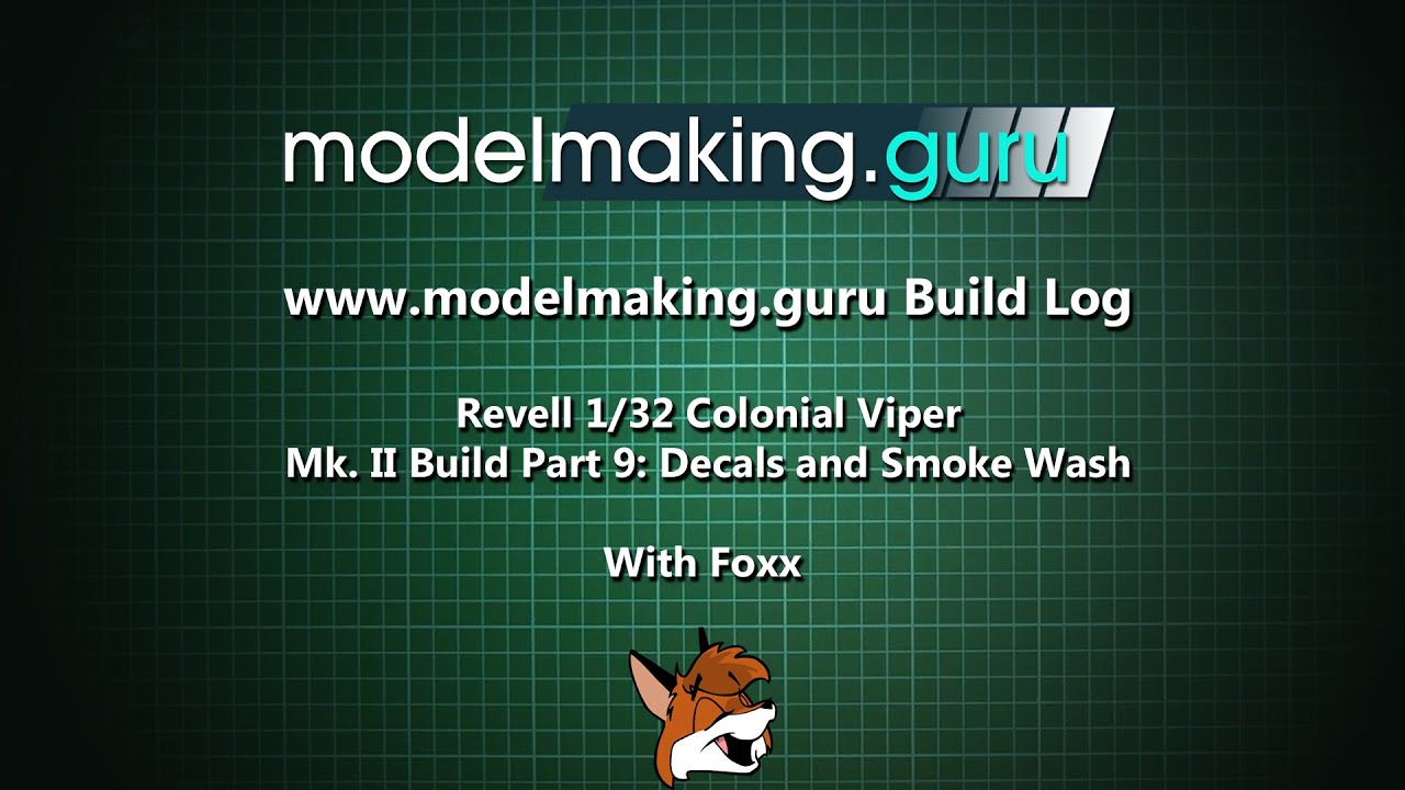 Revell Colonial Viper by Modelmaking Guru Part 9 - Decals & Smoke Wash