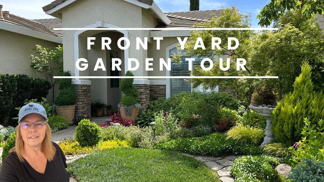 My Front Yard Garden Walk Through/Let's Motivate & Get to Gardening