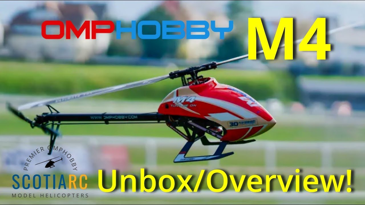 OMP M4 RC Helicopter Unboxing and Overview!