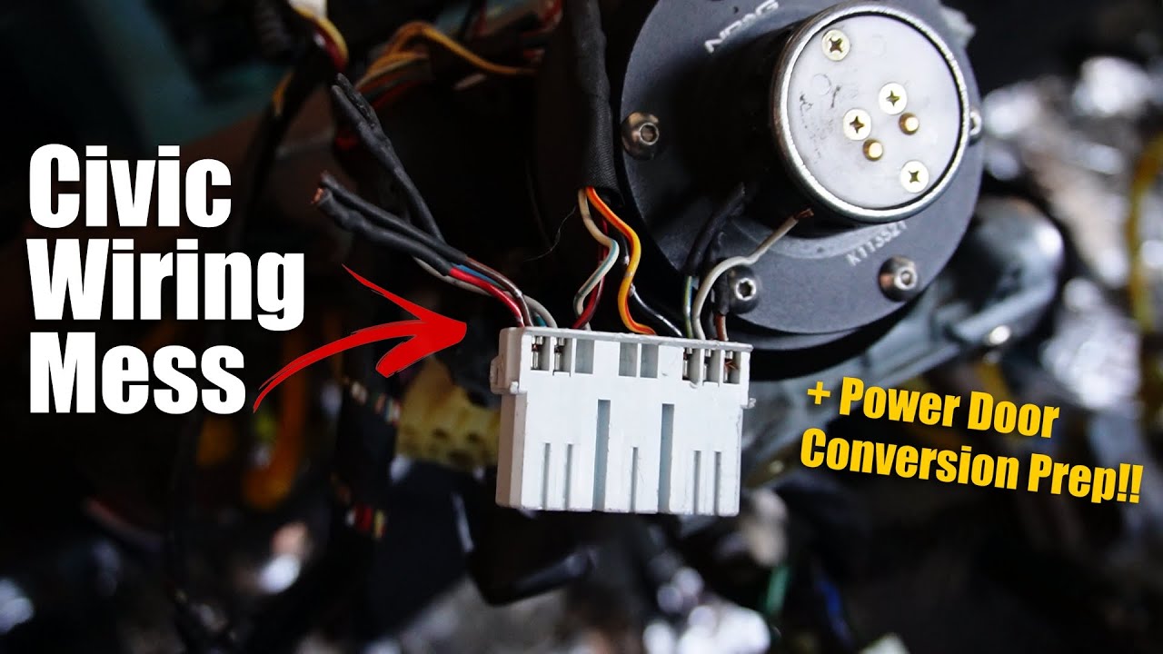 Civic Wiring Harness: Repairing Decades of NEGLECT on my EG HATCH!!!