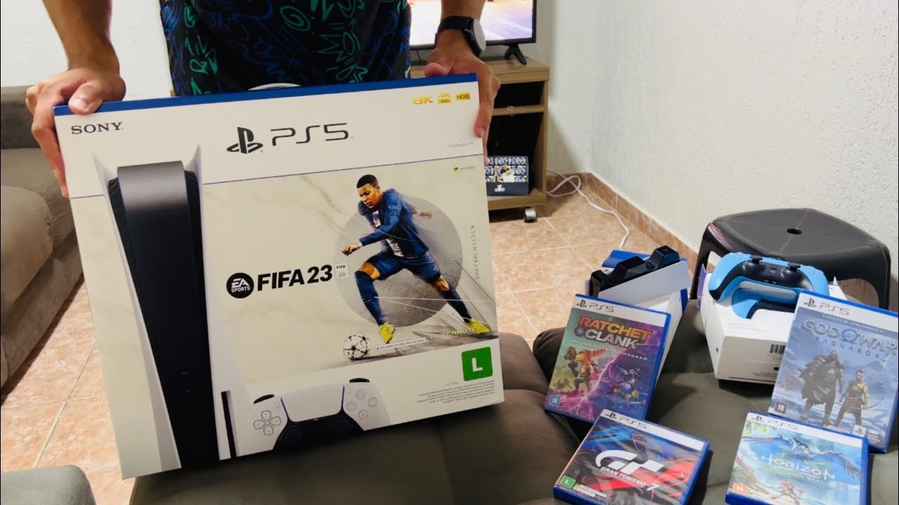 PS5 CHEGOU - Unboxing PlayStation 5 Brasil