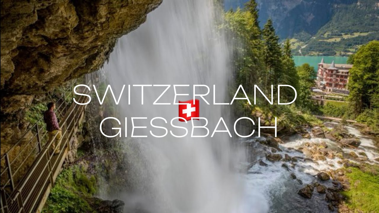 Beautiful Places / Giessbach Waterfalls and Grandhotel🇨🇭Iseltwald Switzerland / Blue Lake Brienz