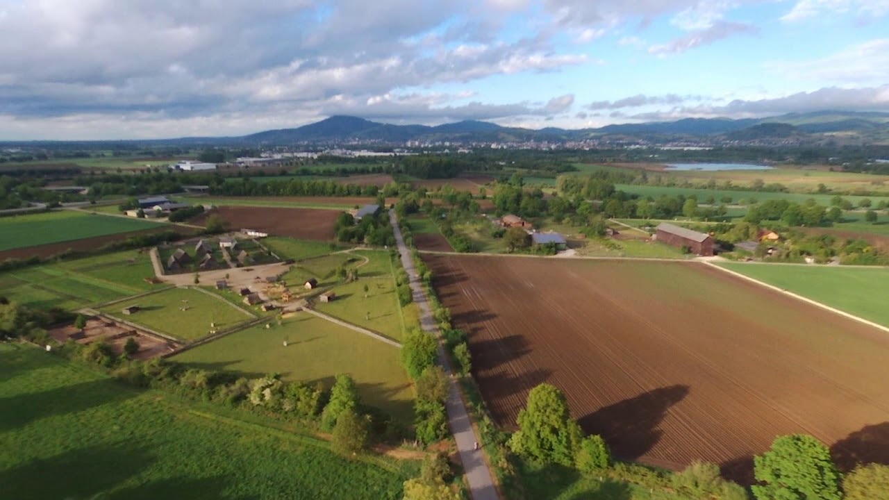 UNESCO Weltkulturerbe Kloster Lorsch von oben - Die Filmpiloten