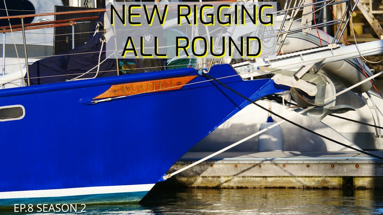 EP. 8 season 2 SV Awaitea gets new rigging all around after back stay broke #travelvlog #4k