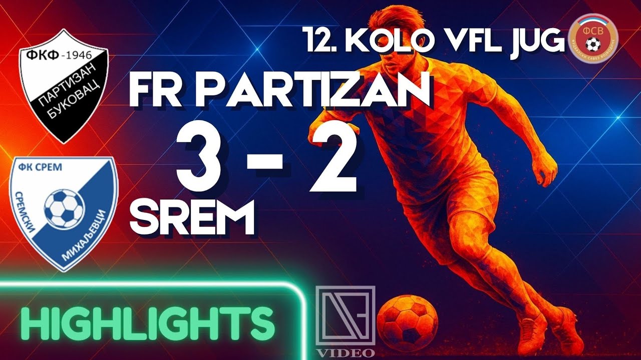 FK FRUŠKOGORSKI PARTIZAN Bukovac - SREM Sremski Mihaljevci (Highlights) [01.11.2025.]