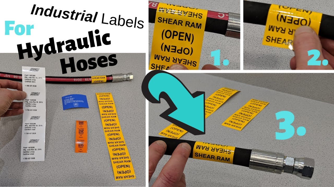 Make your own Hydraulic hose labels- FAST, DURABLE...