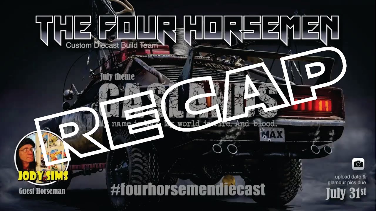 Four Horsemen Diecast Wastelands Theme July 2025 Recap