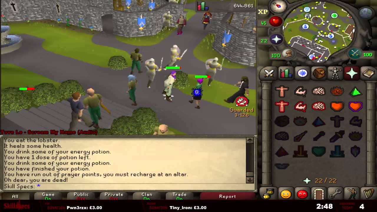 [RAGE] Skill Specs Deadman Mode Death rage video