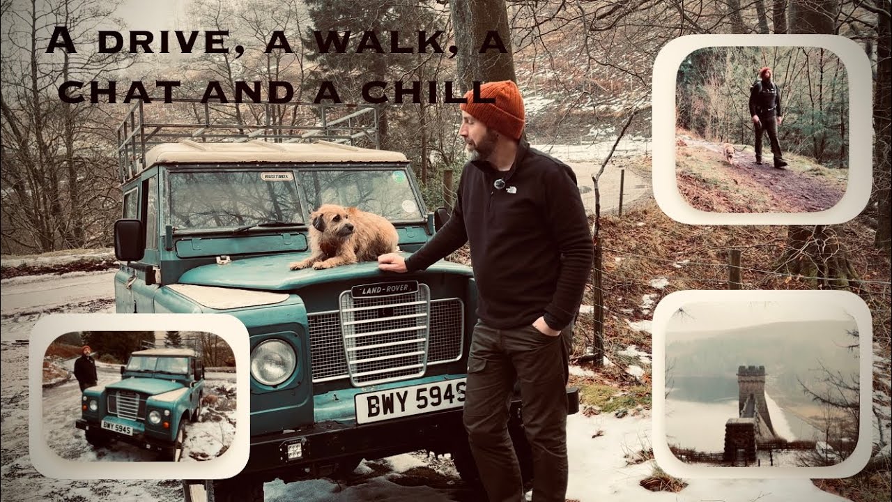 Land Rover Series 3. A drive, a walk, a chat and a chill. Peak District, Derwent & Howden.