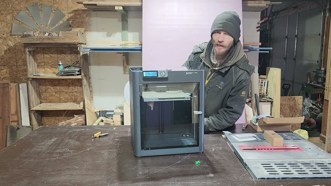 BambuLabsP1S Printer Unboxing