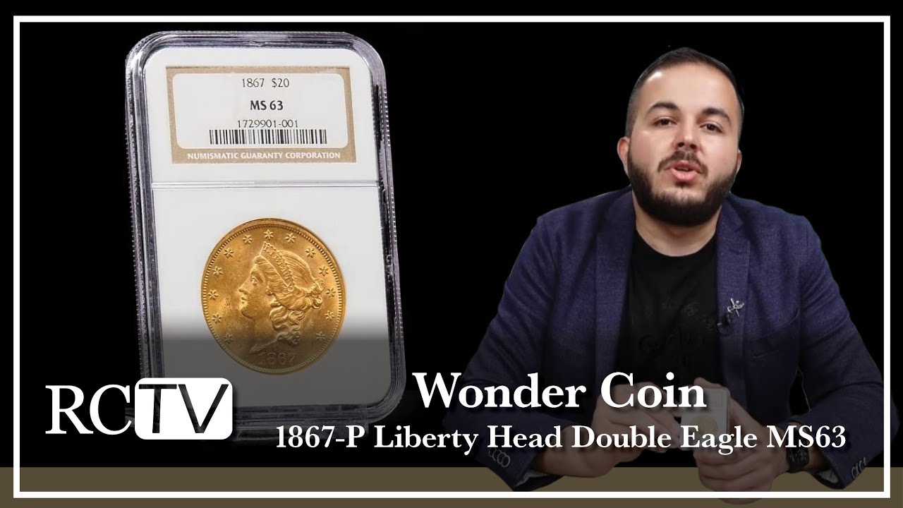 Wonder Coin: 1867-P Liberty Head Double Eagle MS63