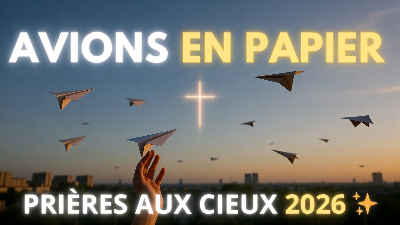 Nos prières sont des avions en papier... ✈️✨ : La prière des cœurs fragiles 🙏